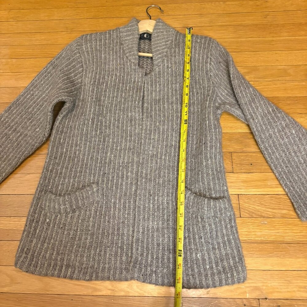 Vintage P.G.E. Wool Mohair Sweater Oatmeal Womens Small Grandmacore Cottagecore - Picture 8 of 10